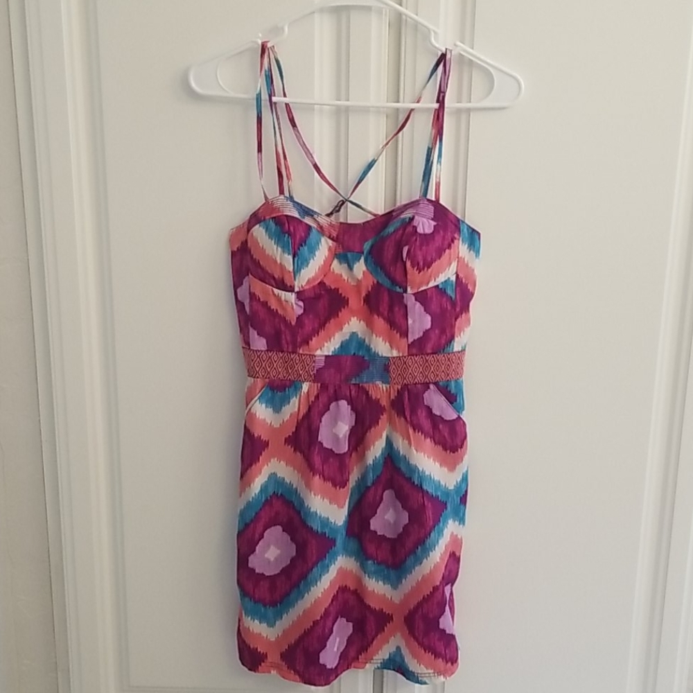 American Eagle Summer Spaghetti Strap Dress